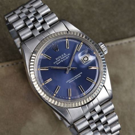 rolex 1601 baby blue|rolex datejust 1601 vs 1603.